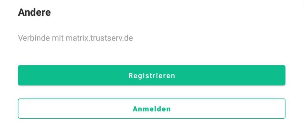 Element register or login